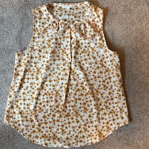 Floral Sleeveless Top